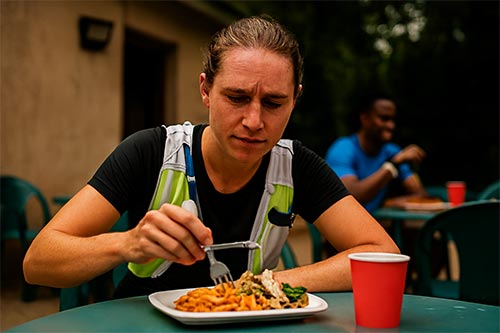 러닝 후 회복식, 고구마+그릭요거트 조합 최고!